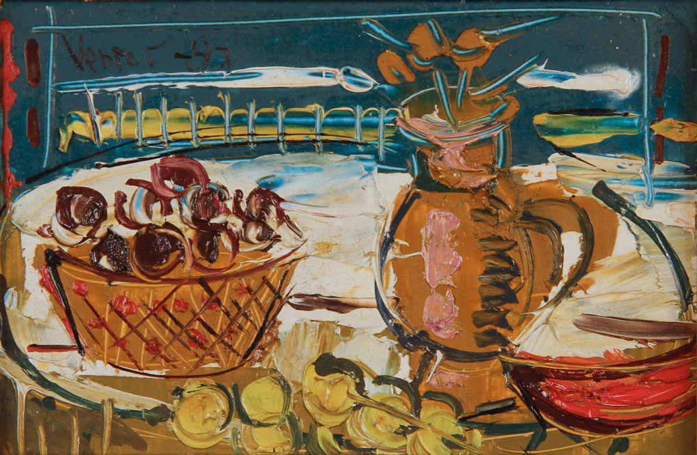 VENIER, Bruno: TRES PEQUEÑAS PINTURAS DE BRUNO VENIER.