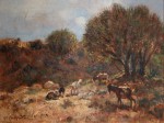Lote 41: 'PAISAJE CON CABRAS' 'PAISAJE CON CABRAS'