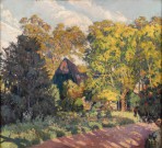 Lote 105: ROIG, José 'PAISAJE: QUINTA DEL SOLAR DORREGO, VICTORIA'