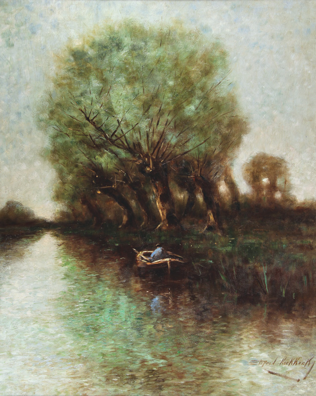 KOEK KOEK, Stephen 'PAISAJE CON CANAL Y BOTE'