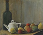Lote 27: DANERI, Eugenio 'BOTELLA, TETERA Y FRUTOS'
