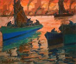 Lote 6: QUINQUELA MARTIN, Benito 'ATARDECER'
