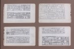 Lote 118: MONTES LENGUA, José Luis CUATRO DIBUJOS EN UN ENMARCAMIENTO.