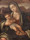 Lote 308: ANONIMO 'LA VIRGEN Y EL NIÑO'
