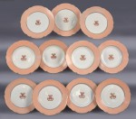 Lote 412: SERVICIO DE PORCELANA FRANCESA DE MEHUN PARA MESA. SERVICIO DE PORCELANA FRANCESA DE MEHUN PARA MESA.