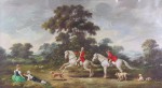 Lote 468: MONTANER, Miguel 'ESCENA DE CACERIA'