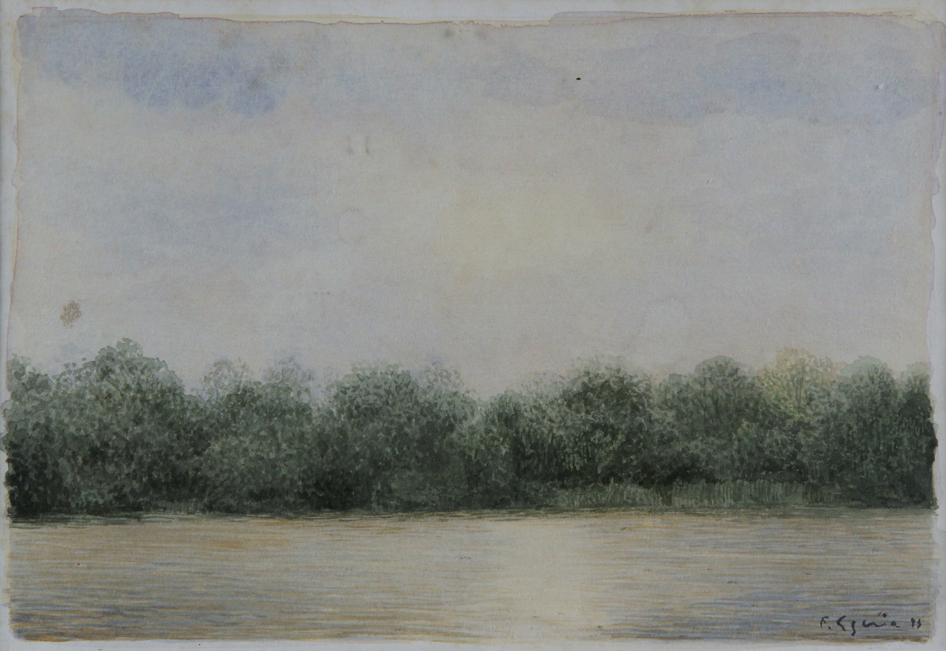 EGUIA, Fermín 'PAISAJE DEL TIGRE' 
