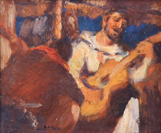 Lote 18: QUIRÓS, Cesáreo Bernaldo de  'GUITARREADA'