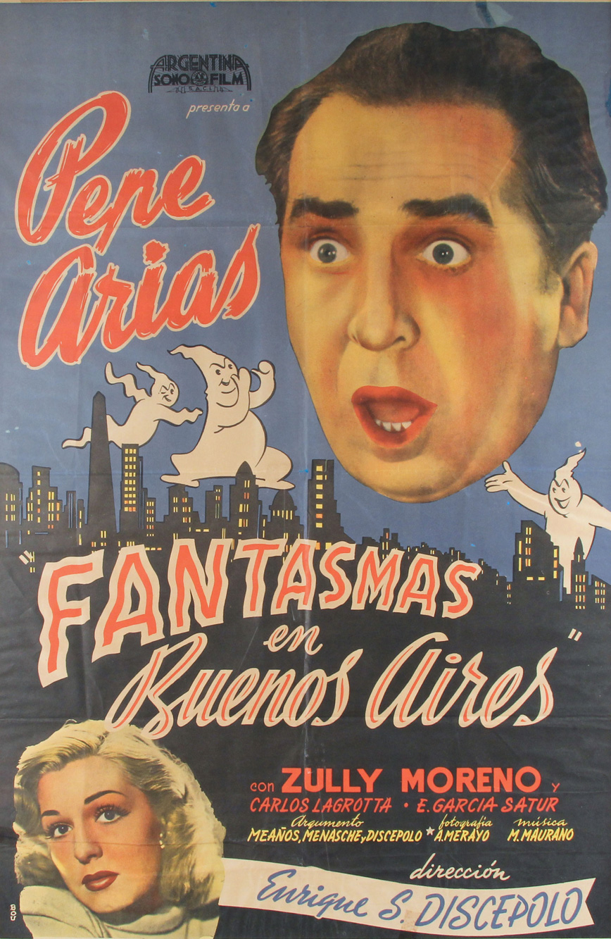  AFICHE PUBLICITARIO EN COLORES ENMARCADO.