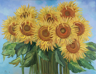 Lote 699: ROS, Jacqueline 'GIRASOLES'