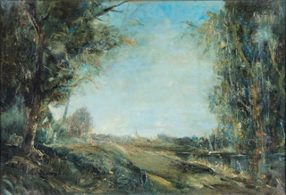 Lote 667: 'PAISAJE DEL NORTE DE FRANCIA' 'PAISAJE DEL NORTE DE FRANCIA'
