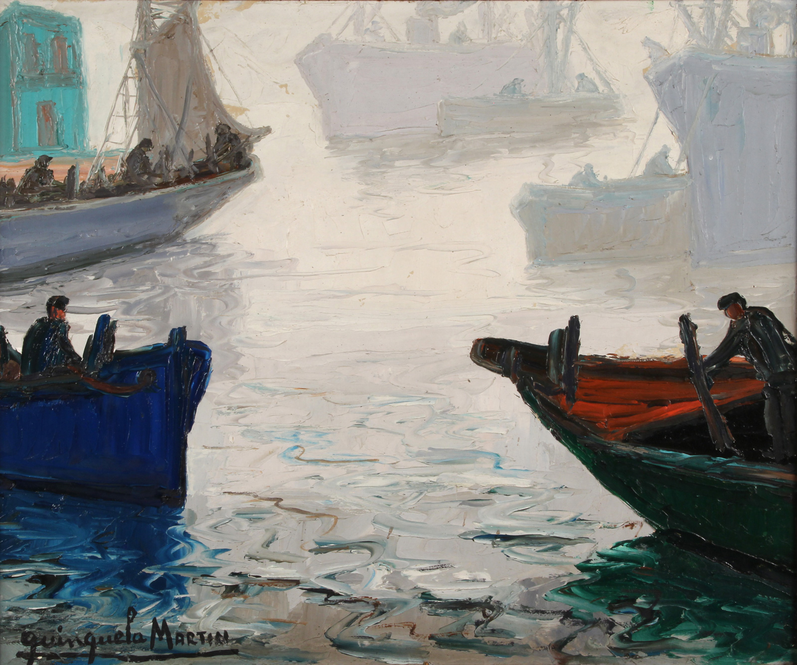 QUINQUELA MARTIN, Benito 'DIA GRIS EN LA BOCA'
