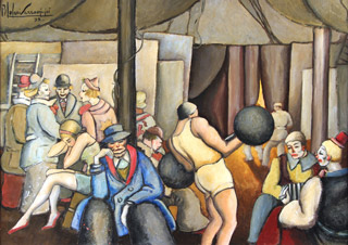 Lote 115: SOLARI PARRAVICINI, Benjamín 'PERSONAJES DE UN CIRCO'