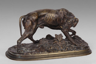 Lote 172: MÈNE, Pierre Jules 'PERRO DE CAZA' 
