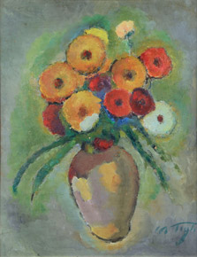 Lote 45: TIGLIO, Marcos 'VASO CON FLORES'