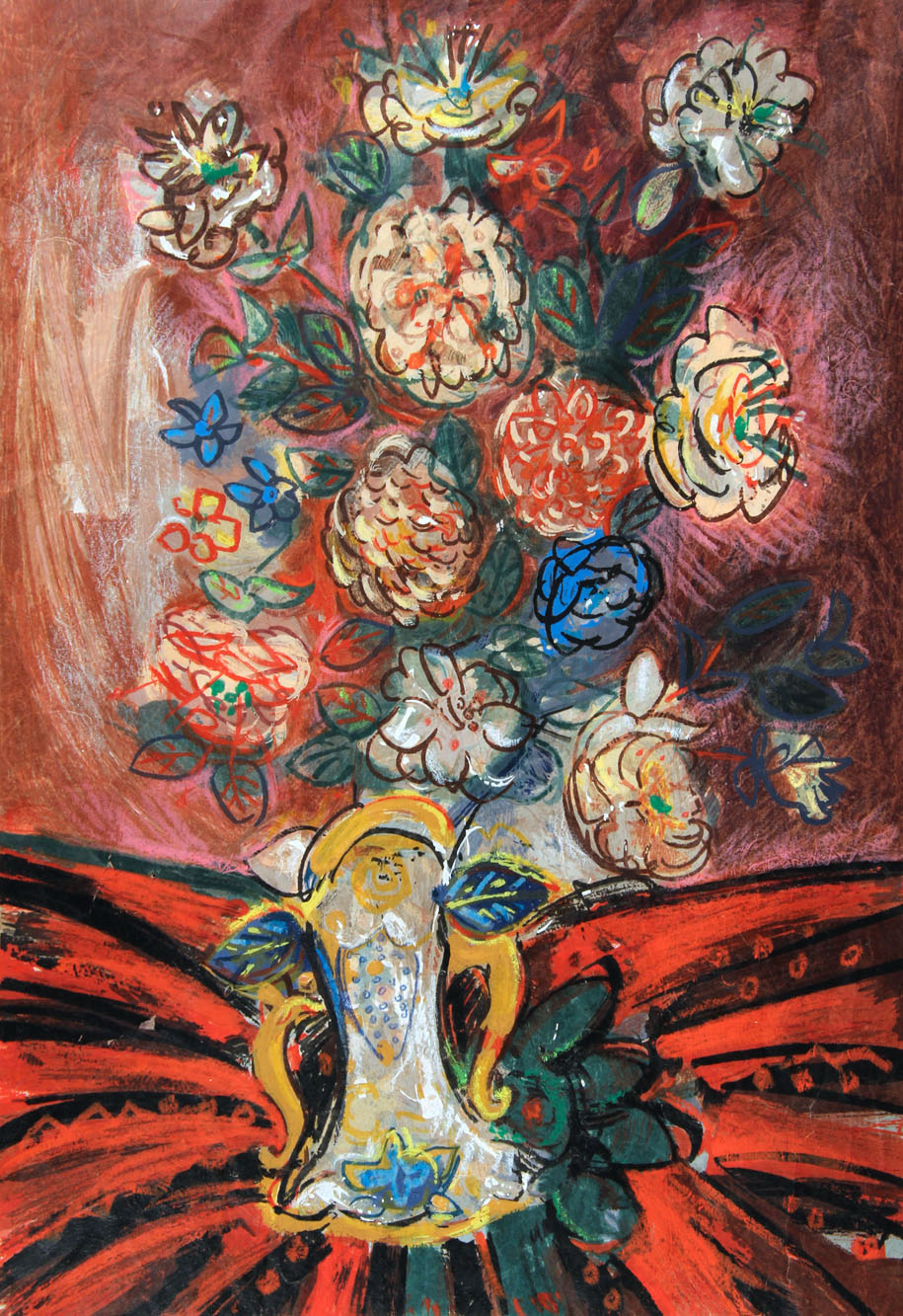 COGORNO, Santiago  'VASO CON FLORES' 