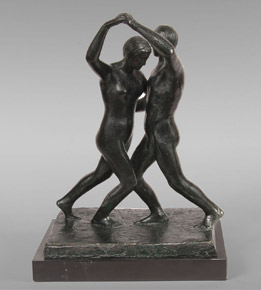 Lote 487: DE ROSA, Angel María 'PAREJA BAILANDO'