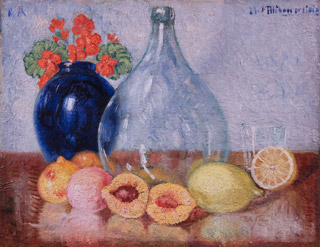Lote 20: THIBON DE LIBIAN, Valentín 'COMPOSICION CON FRUTAS Y FLORES' 
