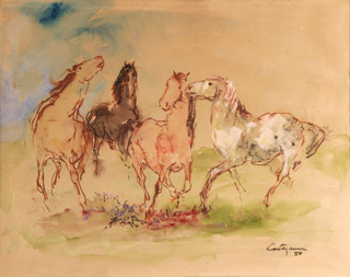 Lote 72: CASTAGNINO, Juan Carlos 'CABALLOS' 