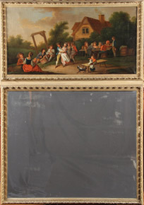 Lote 356: ANTIGUO TRUMMEAU FRANCES DE ESTILO LUIS XVI. ANTIGUO TRUMMEAU FRANCES DE ESTILO LUIS XVI.