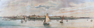 Lote 17: CASANOVA, E. 'VISTA PANORAMICA DE CIUDAD DE BUENOS AIRES'