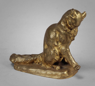 Lote 361: CARTIER, Thomas François 'CHAT SE LECHANT'