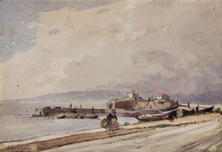 Lote 50: HARPIGNIES, Henri Joseph 'LE PORT AU CROUTON-PRES AMOIS' 