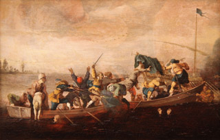 Lote 46: VAN DE VELDE, Esaias 'ESCENA DE BATALLA'