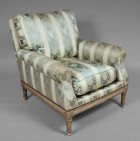 Lote 156: SILLON FRANCES DE ESTILO LUIS XVI.  SILLON FRANCES DE ESTILO LUIS XVI. 