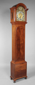 Lote 126: ANTIGUO GRANDMOTHER CLOCK INGLES CON SONERIA.  ANTIGUO GRANDMOTHER CLOCK INGLES CON SONERIA. 