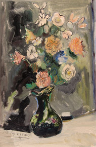 Lote 77: COGORNO, Santiago  'VASO CON FLORES' 