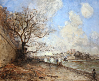 Lote 6: BOGGS, Frank Myers 'VISTA DEL PONT NEUF SOBRE EL SENA'