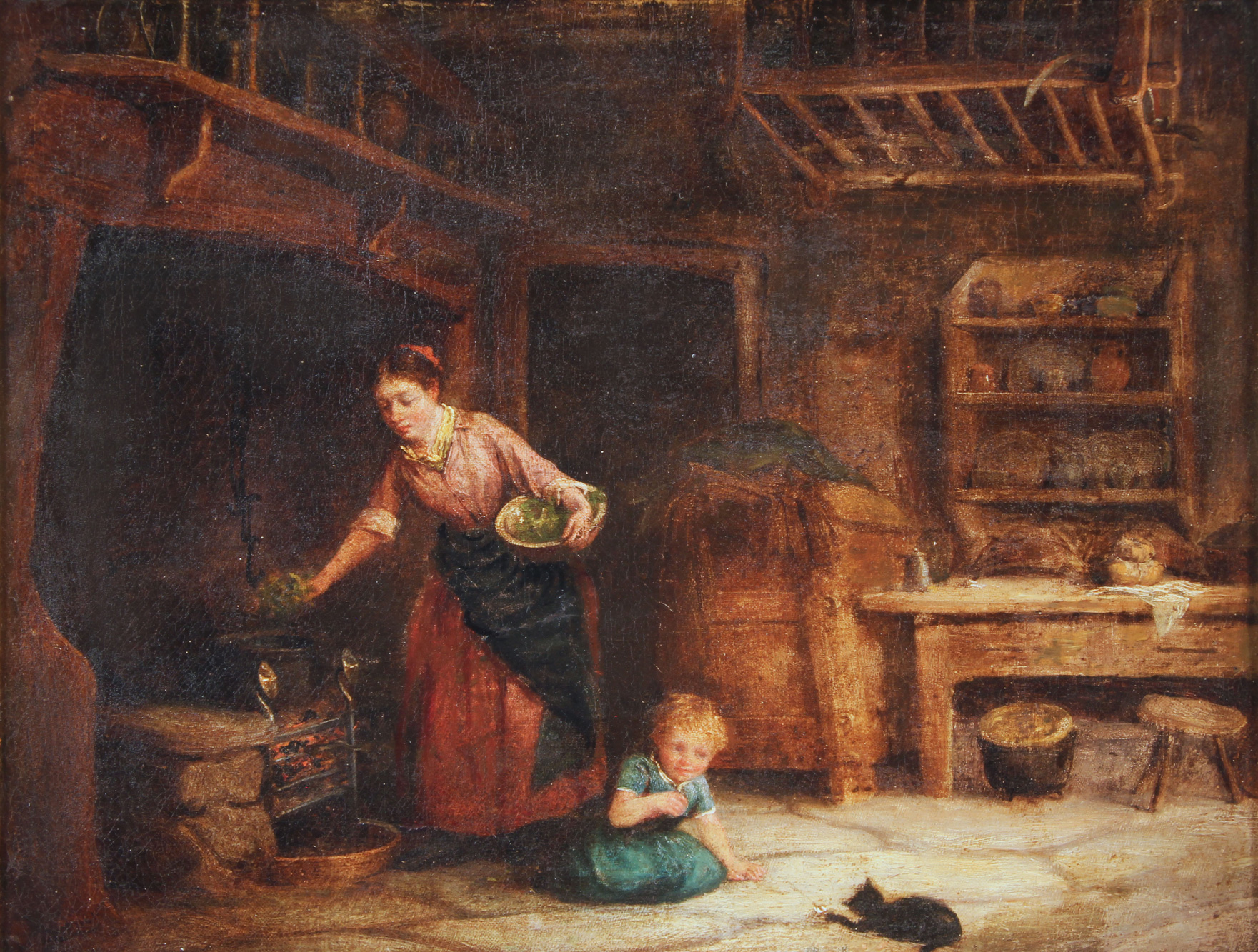 BROMLEY, John Mallard 'PREPARING DINNER' 