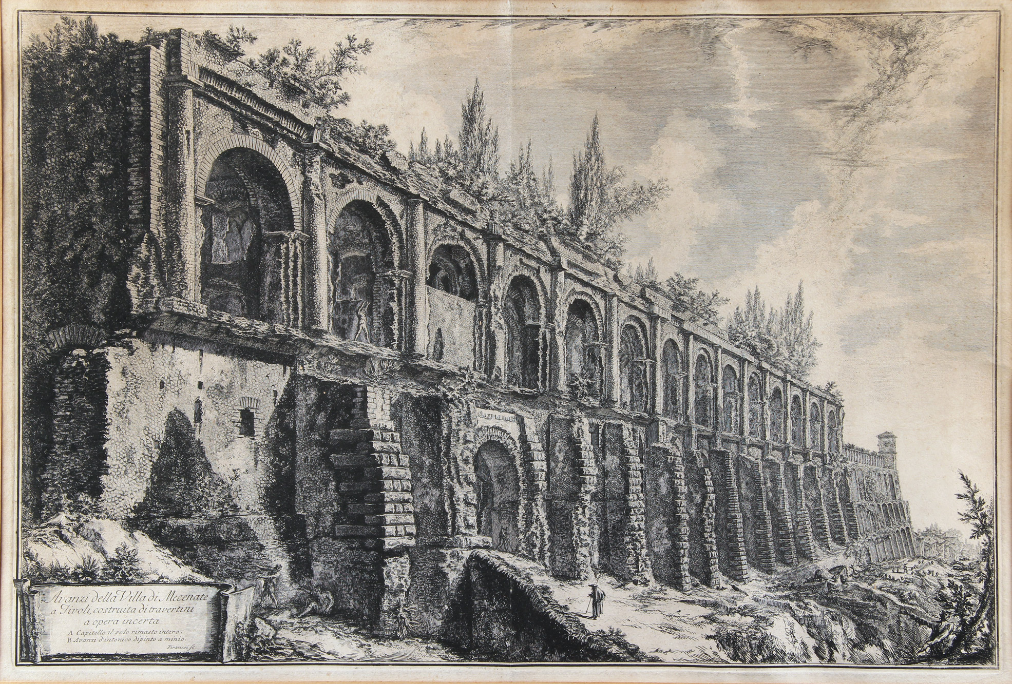 'AVANZI DELLA VILLA DI MECENATE A TIVOLI...' 