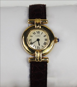 Lote 591: RELOJ PULSERA FRANCES CARTIER PARA DAMA. RELOJ PULSERA FRANCES CARTIER PARA DAMA.