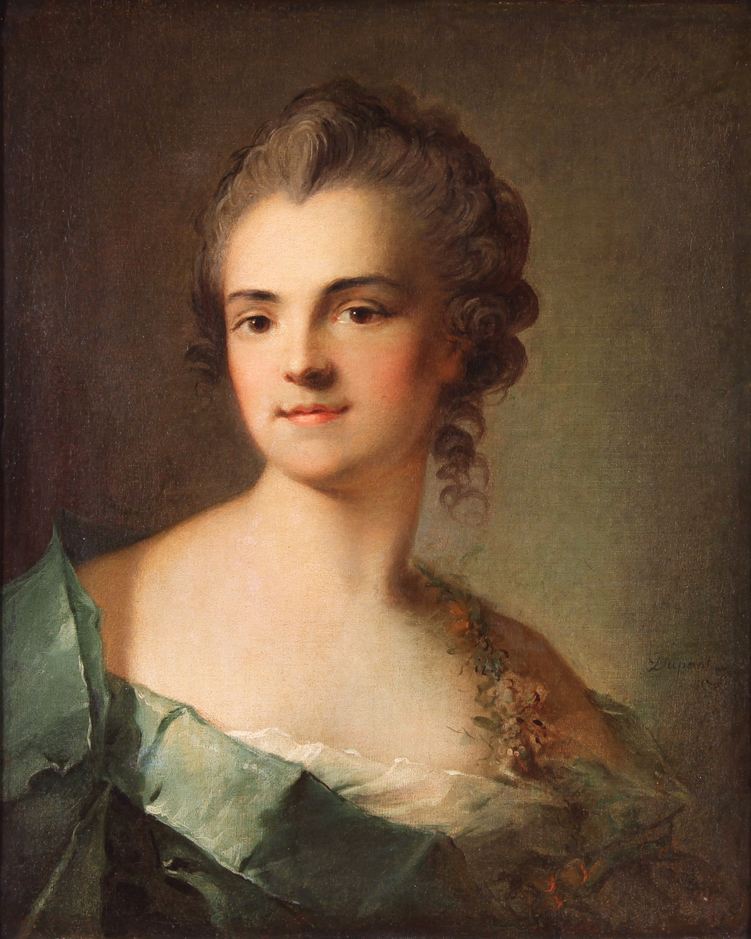 DUPONT, Louis François Richard 'PORTRAIT DE FEMME'