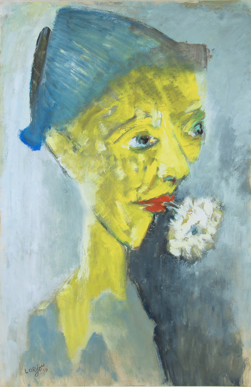 LORJOU, Bernard 'CON UNA FLOR EN LA BOCA'