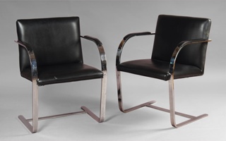 Lote 250: PAR DE SILLONES DE DISEÑO MODELO BERNO.  PAR DE SILLONES DE DISEÑO MODELO BERNO. 