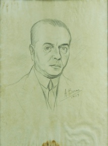 Lote 33: BERNI, Antonio 'AUTORRETRATO'