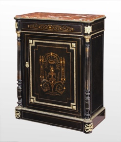 Lote 217: MUEBLE FRANCES DE ARRIMO ESTILO NAPOLEON III.  MUEBLE FRANCES DE ARRIMO ESTILO NAPOLEON III. 