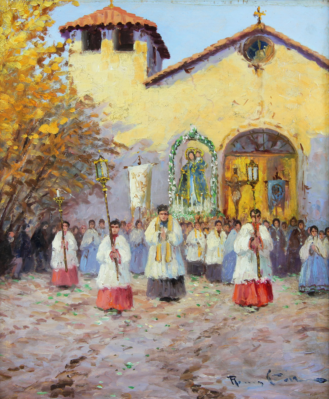  'LA PROCESION EN EL PUEBLO'