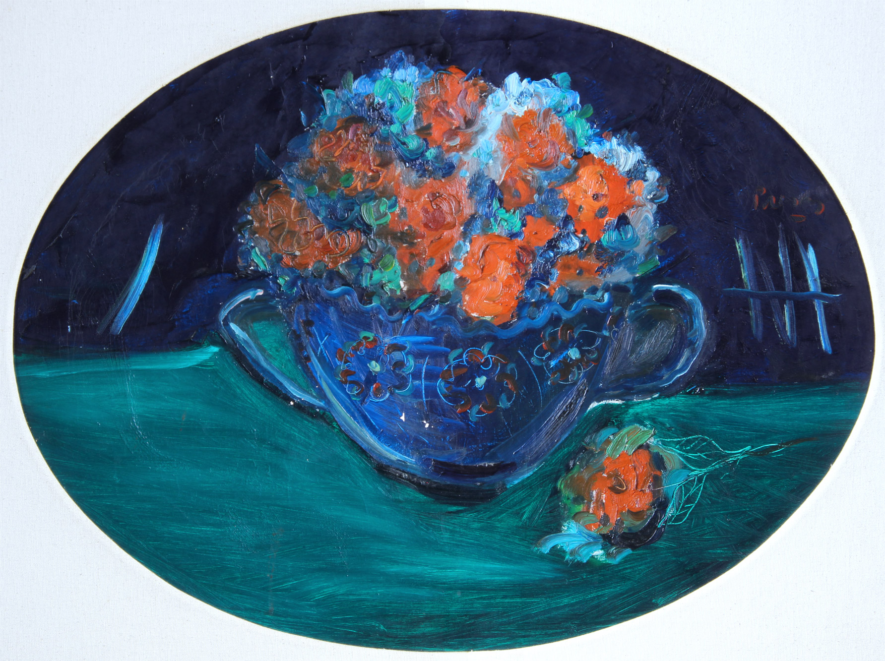 PRESAS, Leopoldo 'CENTRO CON FLORES' 