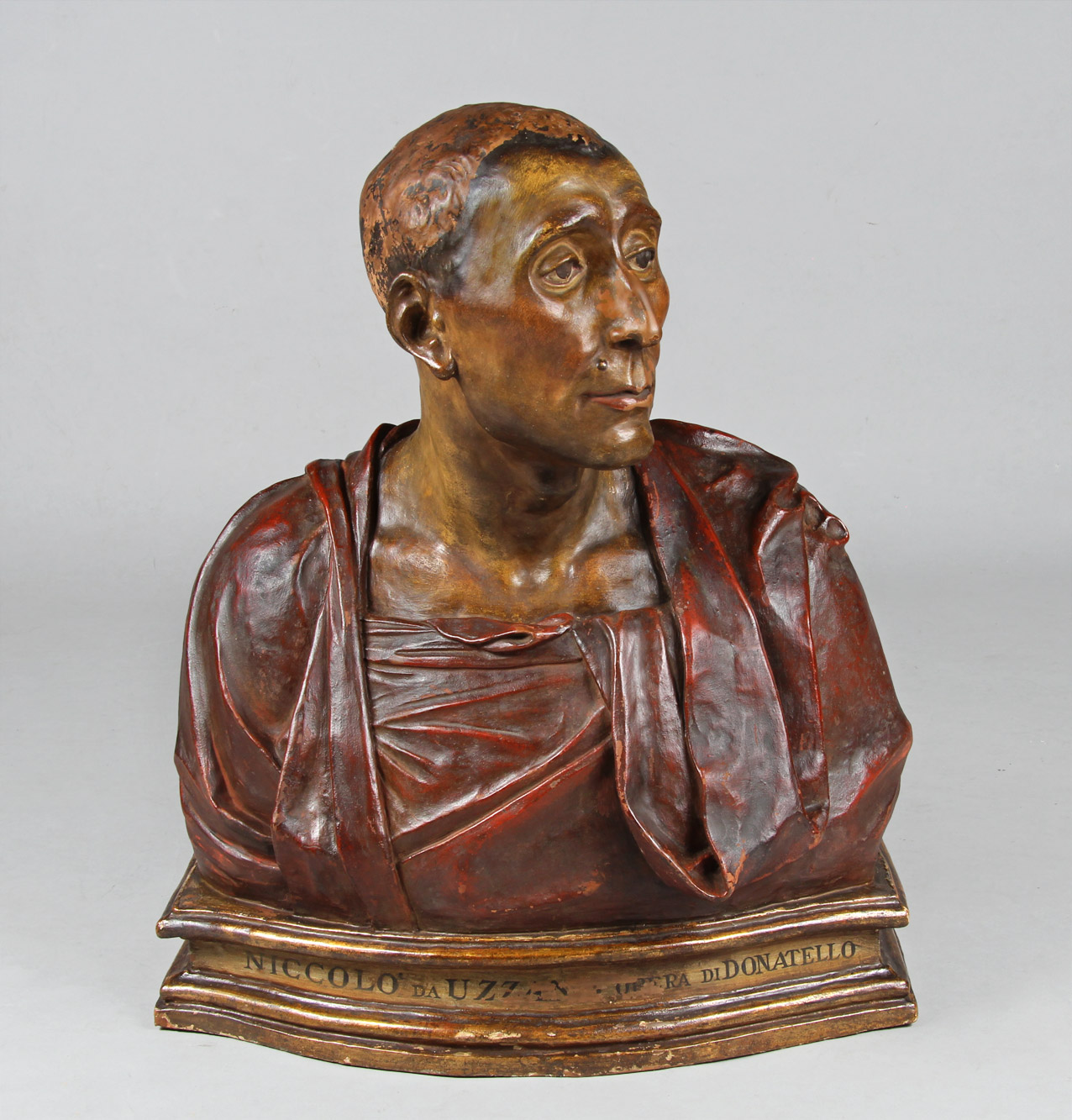  BUSTO ITALIANO DE TERRACOTA OPERA DI DONATELLO.