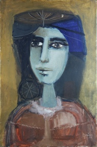 Lote 75: TORRES AGÜERO, Leopoldo 'BUSTO DE MUJER'