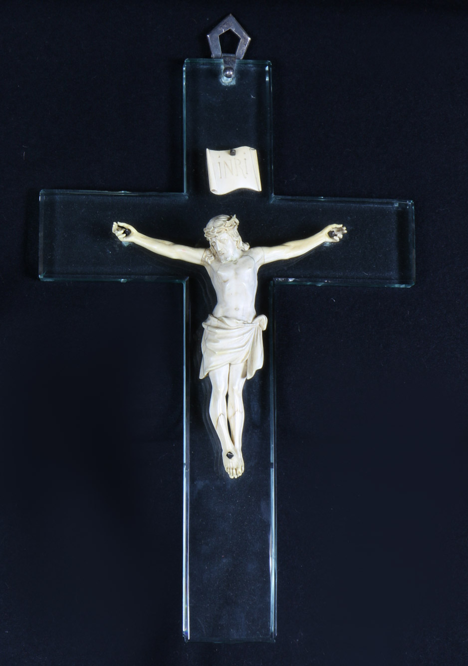  ANTIGUO CRUCIFIJO EUROPEO PARA COLGAR. 