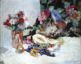 Lote 139: ASTARLOA, Ismael Eduardo 'COMPOSICION CON FLORES Y FRUTOS' 