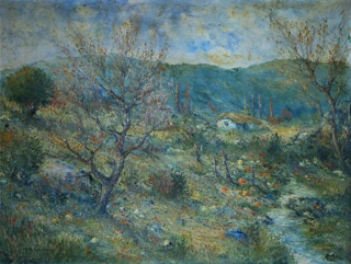 Lote 144: 'PAISAJE CON RANCHO'  'PAISAJE CON RANCHO' 